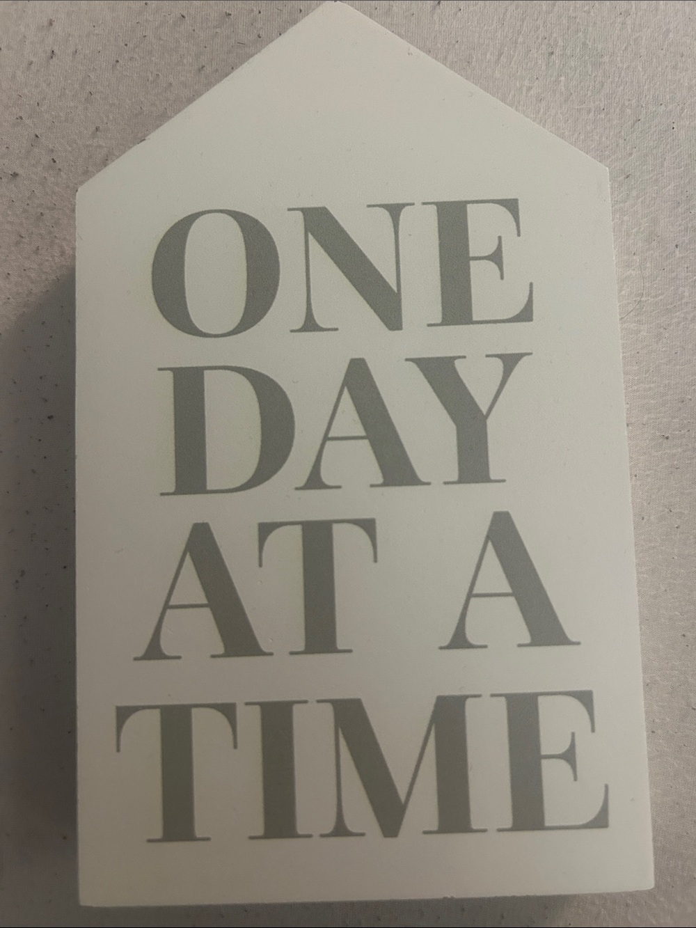 Table top decorative sign